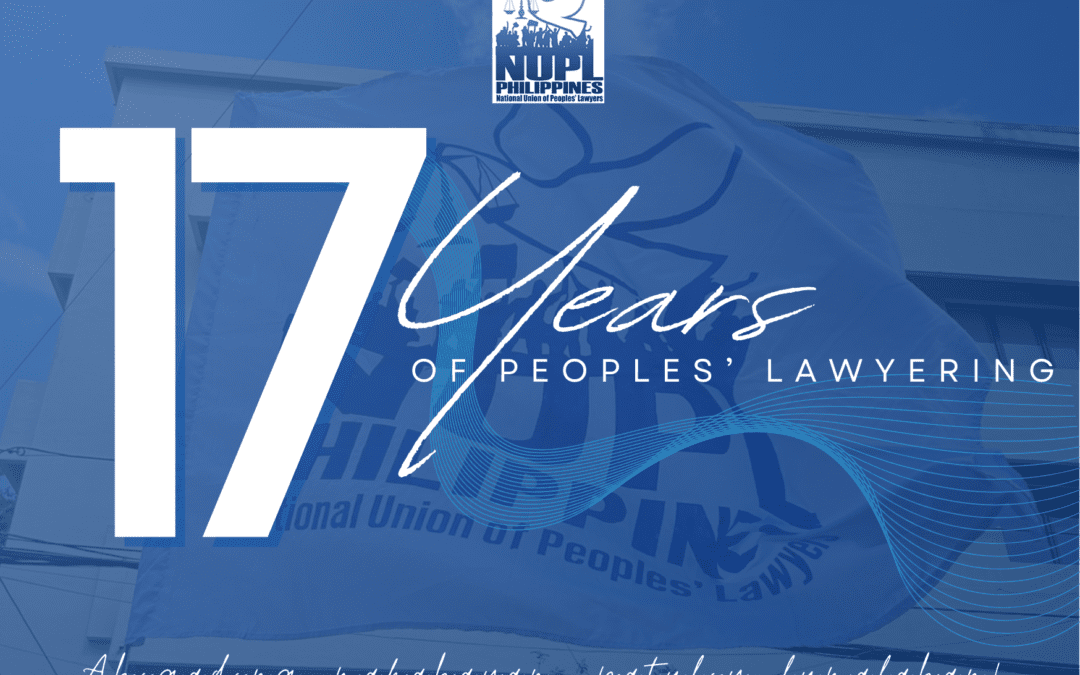 To Struggle for Justice is Never in Vain: NUPL at 17